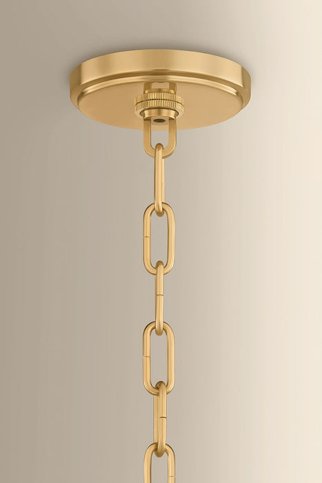 Hudson Valley - 5322-AGB/CCP - One Light Pendant - Southfields - Aged Brass