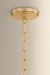 Hudson Valley - 5322-AGB/CCP - One Light Pendant - Southfields - Aged Brass