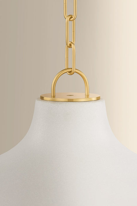 Hudson Valley - 5322-AGB/CCP - One Light Pendant - Southfields - Aged Brass