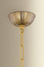 Hudson Valley - 6844-AGB - Four Light Chandelier - Calumet - Aged Brass