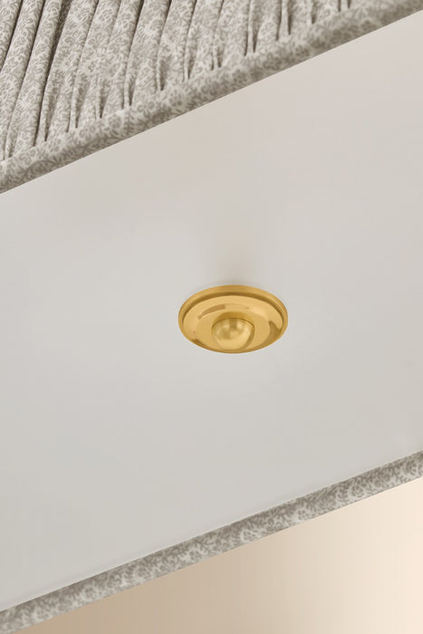 Hudson Valley - 8549-AGB - Three Light Linear - Valeria - Aged Brass