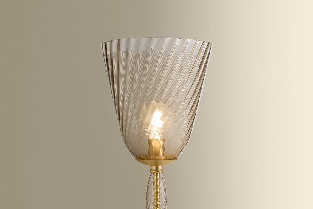 Hudson Valley - L2463-AGB - One Light Floor Lamp - Bleecker - Aged Brass