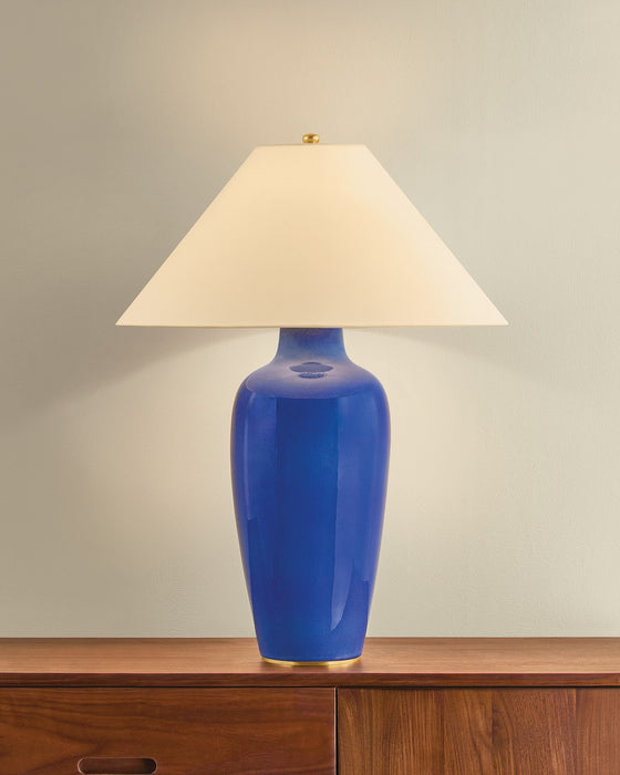 Hudson Valley - L2631-AGB/CBI - One Light Table Lamp - Rhinelander - Aged Brass