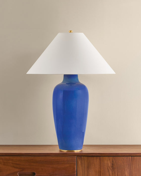 Hudson Valley - L2631-AGB/CBI - One Light Table Lamp - Rhinelander - Aged Brass
