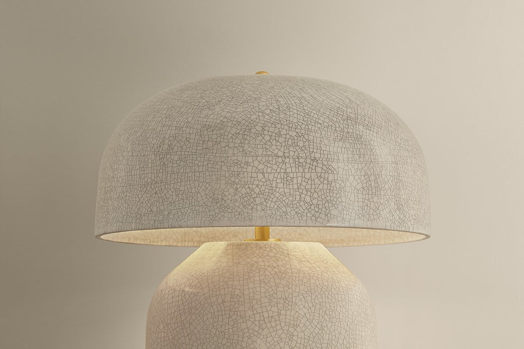 Hudson Valley - L3732-AGB/CIK - Two Light Table Lamp - Leetown - Aged Brass