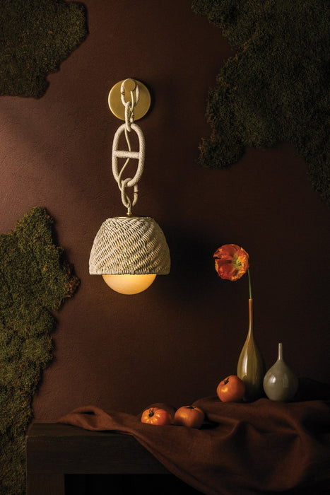 Corbett Lighting - 576-01-CPL - One Light Wall Sconce - Piasu - Champagne Leaf