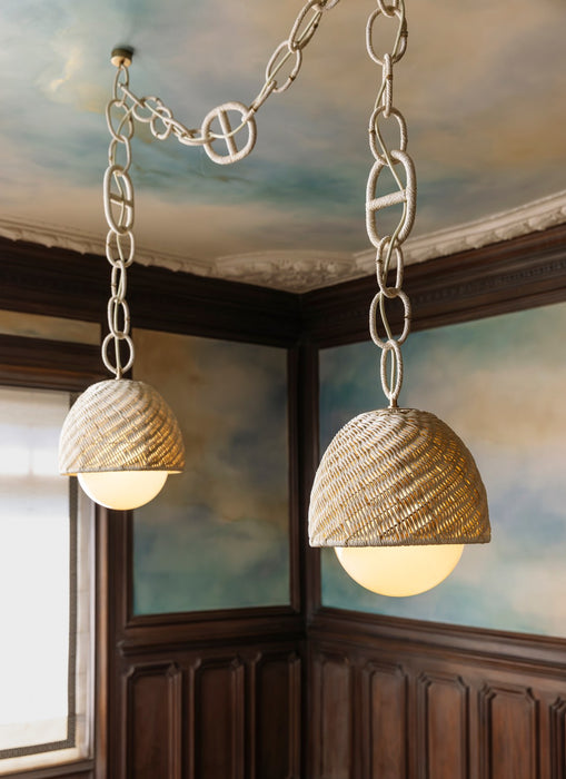 Corbett Lighting - 576-68-CPL - Three Light Chandelier - Piasu - Champagne Leaf