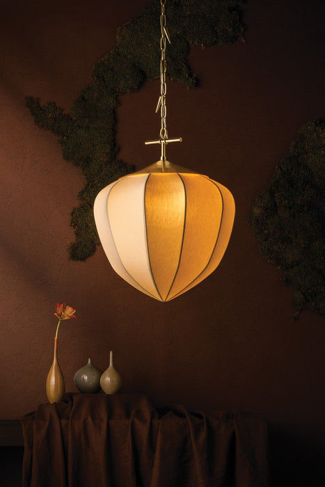 Corbett Lighting - 580-21-VB - One Light Pendant - Hoshi - Vintage Brass
