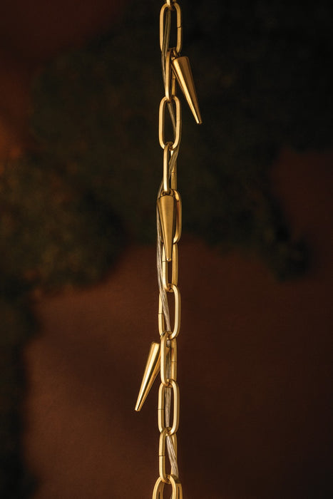 Corbett Lighting - 580-21-VB - One Light Pendant - Hoshi - Vintage Brass