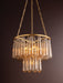 Corbett Lighting - 581-27-VGL - Five Light Chandelier - Milos - Vintage Gold Leaf