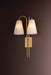 Corbett Lighting - 585-02-VB - Two Light Wall Sconce - Limoges - Vintage Brass