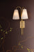 Corbett Lighting - 585-02-VB - Two Light Wall Sconce - Limoges - Vintage Brass