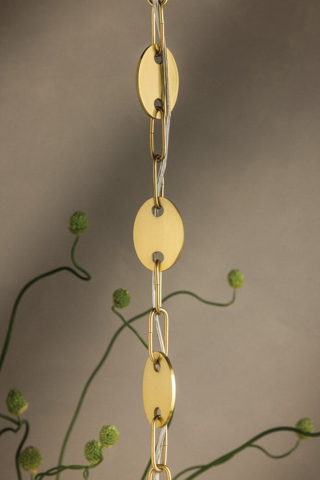 Mitzi - H1146701S-AGB - One Light Pendant - Nell - Aged Brass