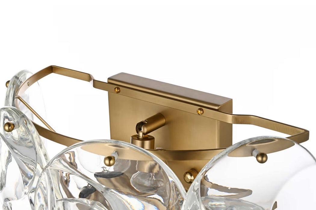 Elegant Lighting - 1010W16SG-01CR - Three Light Wall Sconce - Charlotte - Satin Gold