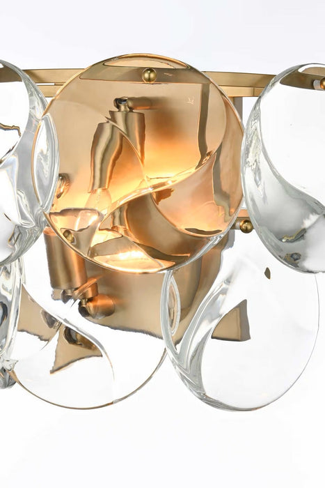 Elegant Lighting - 1010W16SG-01CR - Three Light Wall Sconce - Charlotte - Satin Gold