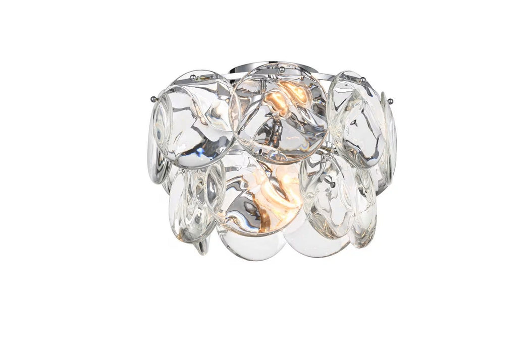 Elegant Lighting - 1010F16C-01CR - Six Light Flush Mount - Charlotte - Chrome