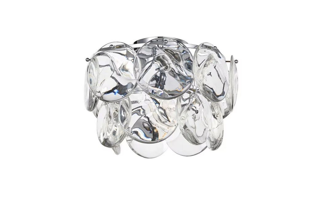 Elegant Lighting - 1010F16C-01CR - Six Light Flush Mount - Charlotte - Chrome
