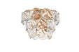 Elegant Lighting - 1010F20SG-01CR - 12 Light Flush Mount - Charlotte - Satin Gold
