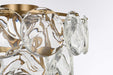 Elegant Lighting - 1010F20SG-01CR - 12 Light Flush Mount - Charlotte - Satin Gold