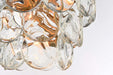 Elegant Lighting - 1010F20SG-01CR - 12 Light Flush Mount - Charlotte - Satin Gold