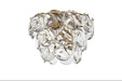 Elegant Lighting - 1010F20SG-01CR - 12 Light Flush Mount - Charlotte - Satin Gold