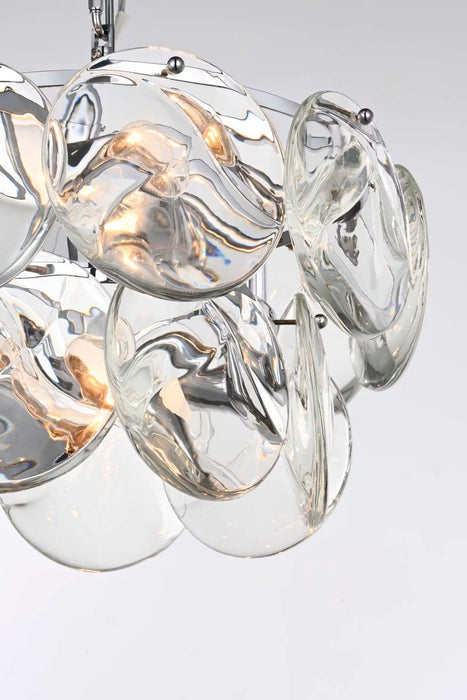 Elegant Lighting - 1010D16C-01CR - Six Light Chandelier - Charlotte - Chrome