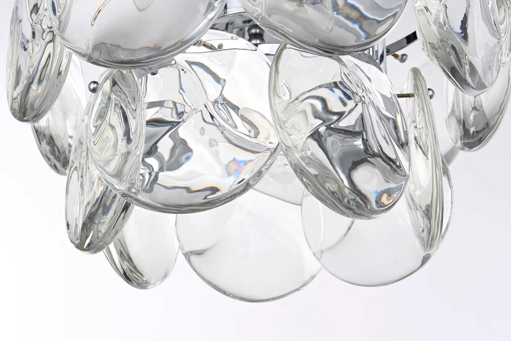 Elegant Lighting - 1010D16C-01CR - Six Light Chandelier - Charlotte - Chrome