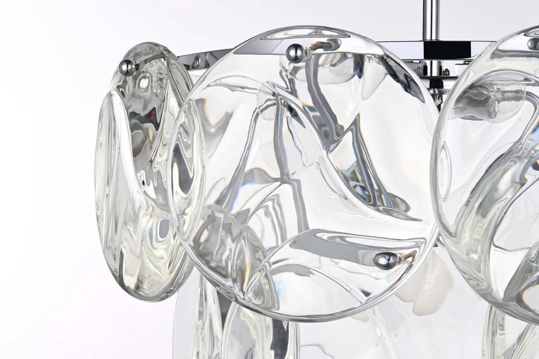 Elegant Lighting - 1010D16C-01CR - Six Light Chandelier - Charlotte - Chrome