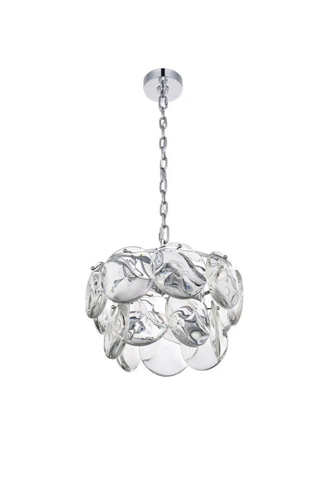 Elegant Lighting - 1010D16C-01CR - Six Light Chandelier - Charlotte - Chrome