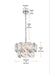 Elegant Lighting - 1010D16C-01CR - Six Light Chandelier - Charlotte - Chrome
