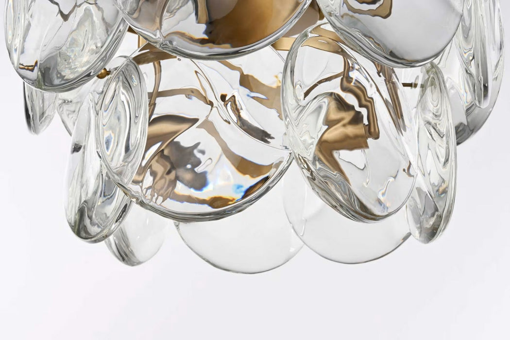 Elegant Lighting - 1010D16SG-01CR - Six Light Chandelier - Charlotte - Satin Gold