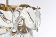Elegant Lighting - 1010D16SG-01CR - Six Light Chandelier - Charlotte - Satin Gold