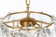 Elegant Lighting - 1010D16SG-01CR - Six Light Chandelier - Charlotte - Satin Gold