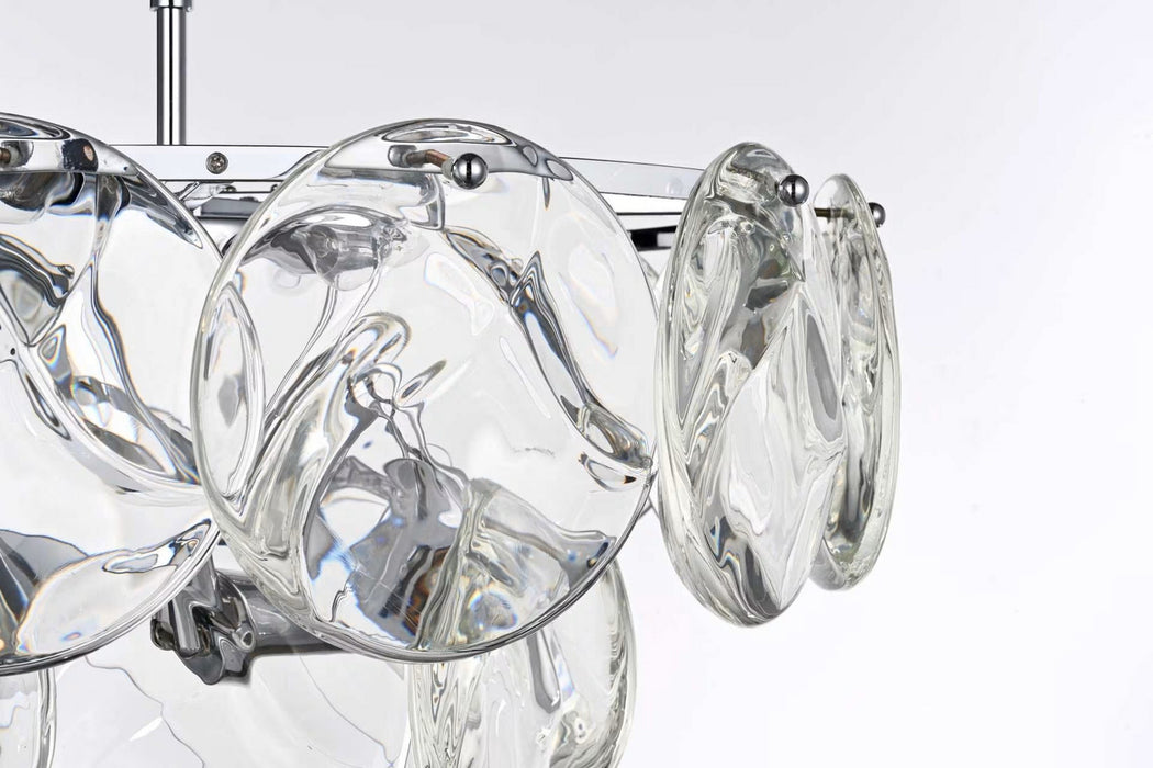 Elegant Lighting - 1010D20C-01CR - Nine Light Chandelier - Charlotte - Chrome