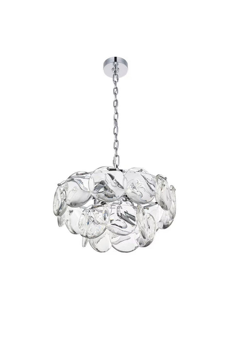 Elegant Lighting - 1010D20C-01CR - Nine Light Chandelier - Charlotte - Chrome