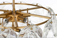 Elegant Lighting - 1010D20SG-01CR - Nine Light Chandelier - Charlotte - Satin Gold