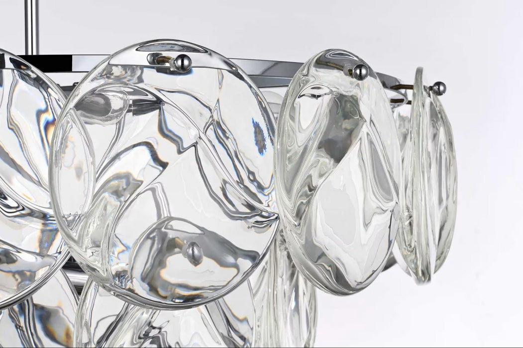 Elegant Lighting - 1010D24C-01CR - 12 Light Chandelier - Charlotte - Chrome