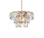 Elegant Lighting - 1010D24SG-01CR - 12 Light Chandelier - Charlotte - Satin Gold