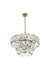 Elegant Lighting - 1010D24SG-01CR - 12 Light Chandelier - Charlotte - Satin Gold