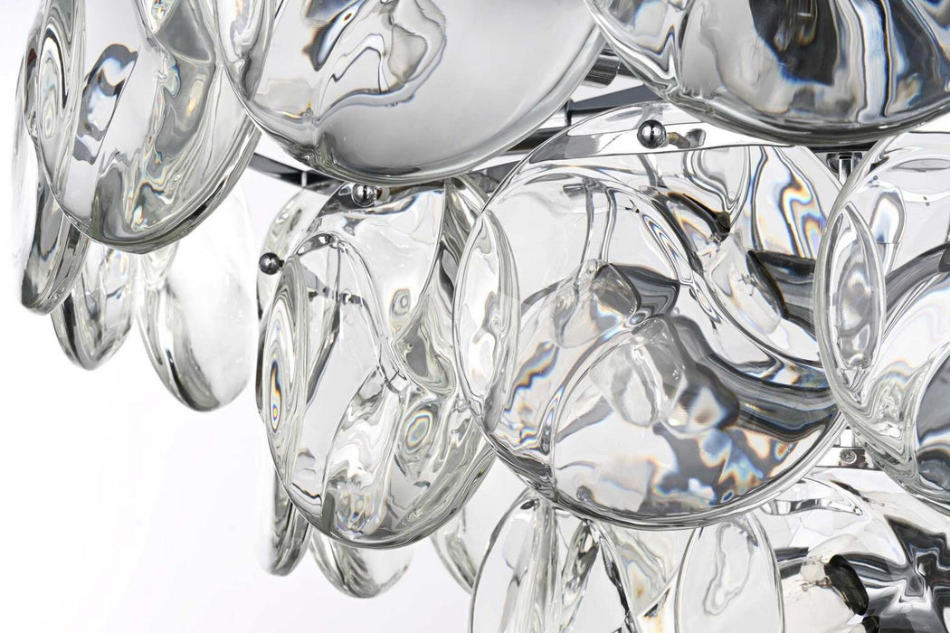 Elegant Lighting - 1010D28C-01CR - 14 Light Chandelier - Charlotte - Chrome