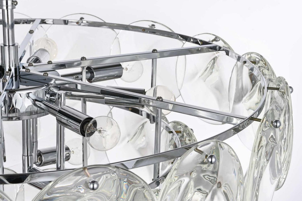 Elegant Lighting - 1010D28C-01CR - 14 Light Chandelier - Charlotte - Chrome