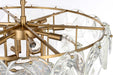 Elegant Lighting - 1010D28SG-01CR - 14 Light Chandelier - Charlotte - Satin Gold