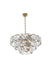 Elegant Lighting - 1010D28SG-01CR - 14 Light Chandelier - Charlotte - Satin Gold