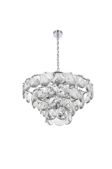 Elegant Lighting - 1010D32C-01CR - 21 Light Chandelier - Charlotte - Chrome