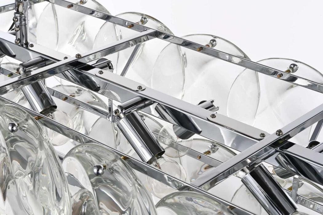Elegant Lighting - 1010D36C-01CR - 14 Light Chandelier - Charlotte - Chrome