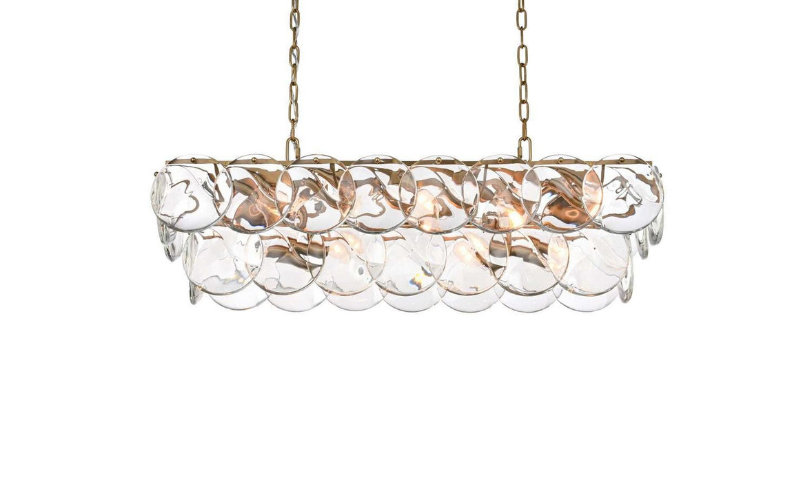 Elegant Lighting - 1010D36SG-01CR - 14 Light Chandelier - Charlotte - Satin Gold