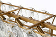 Elegant Lighting - 1010D36SG-01CR - 14 Light Chandelier - Charlotte - Satin Gold