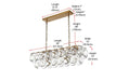 Elegant Lighting - 1010D36SG-01CR - 14 Light Chandelier - Charlotte - Satin Gold