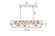 Elegant Lighting - 1010D42C-01CR - 17 Light Chandelier - Charlotte - Chrome