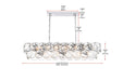 Elegant Lighting - 1010D48C-01CR - 20 Light Chandelier - Charlotte - Chrome